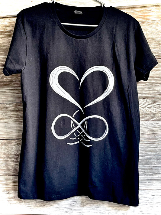 Women's T-Shirt - Heart and Infinity
