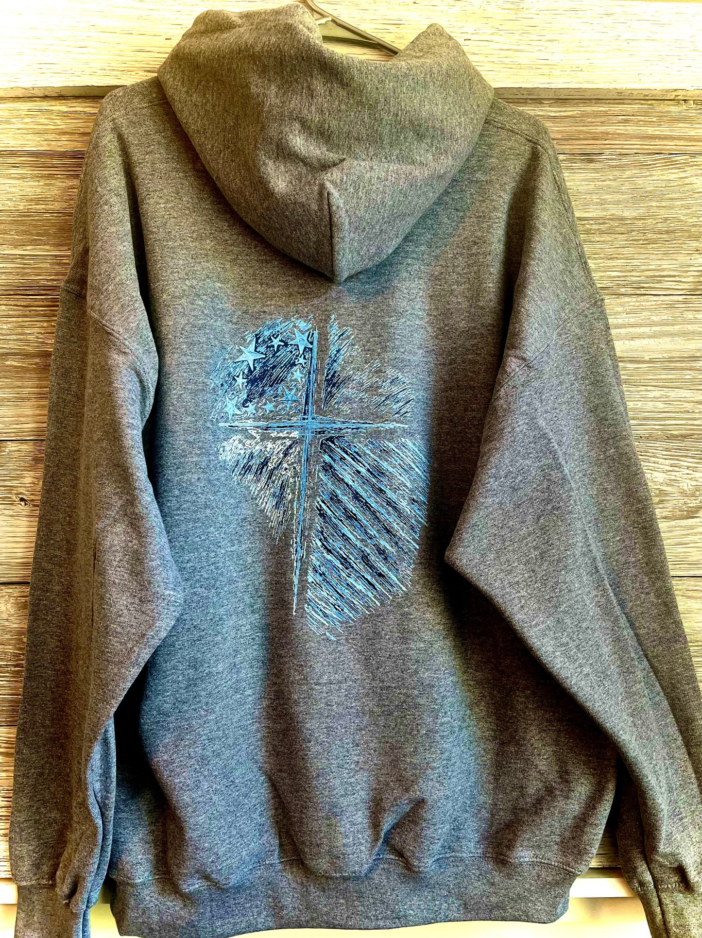 Back Hoodie - Faith Fingerprint