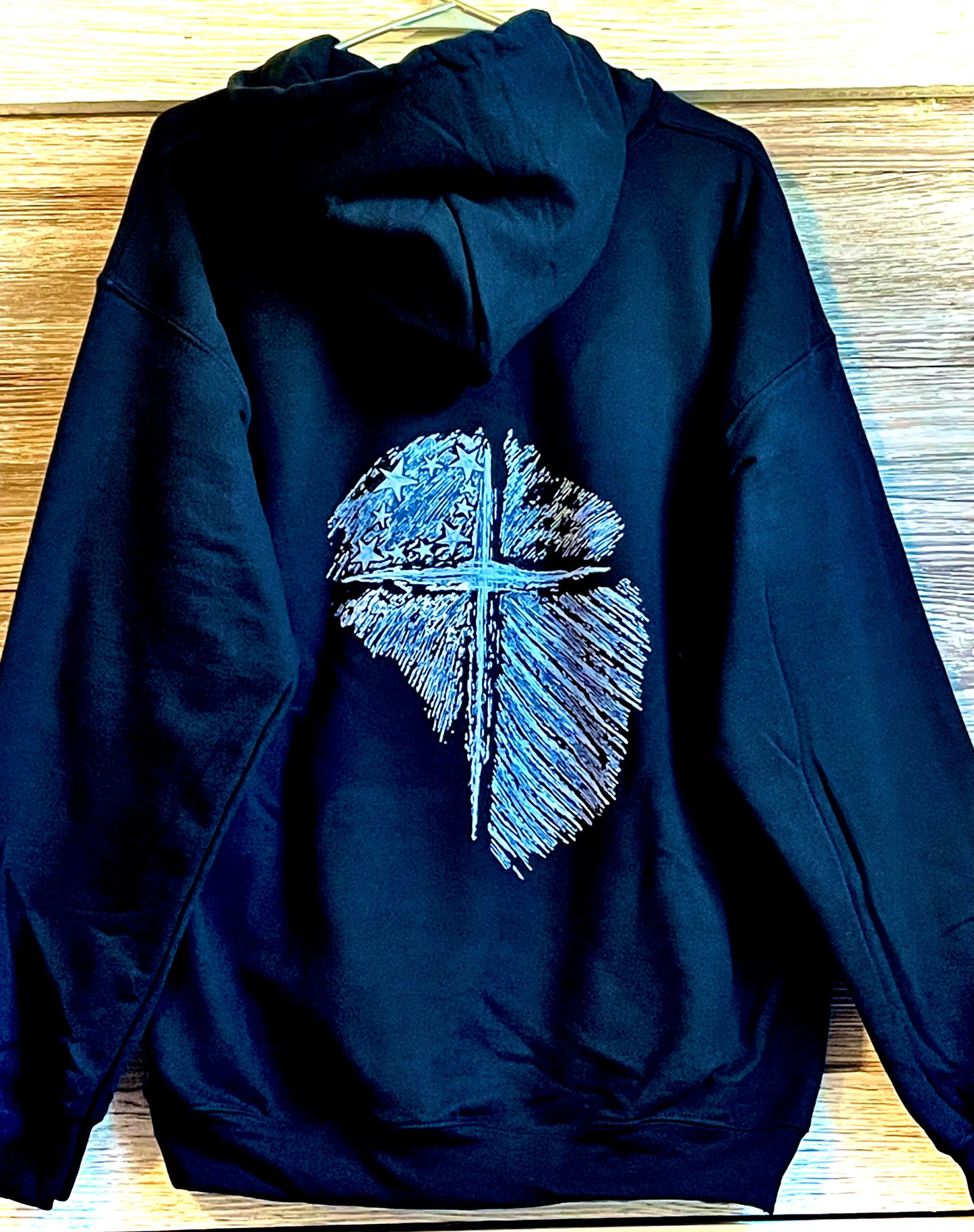 Back Hoodie - Faith Fingerprint