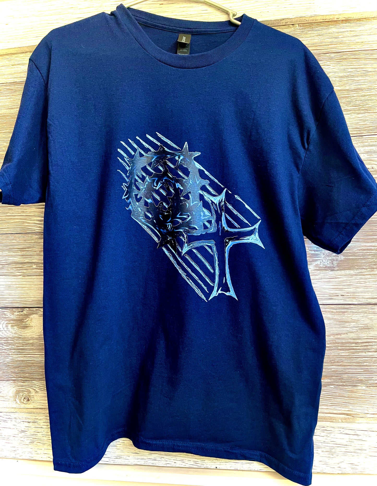 Men's T-Shirt - Cross with Black Smudge