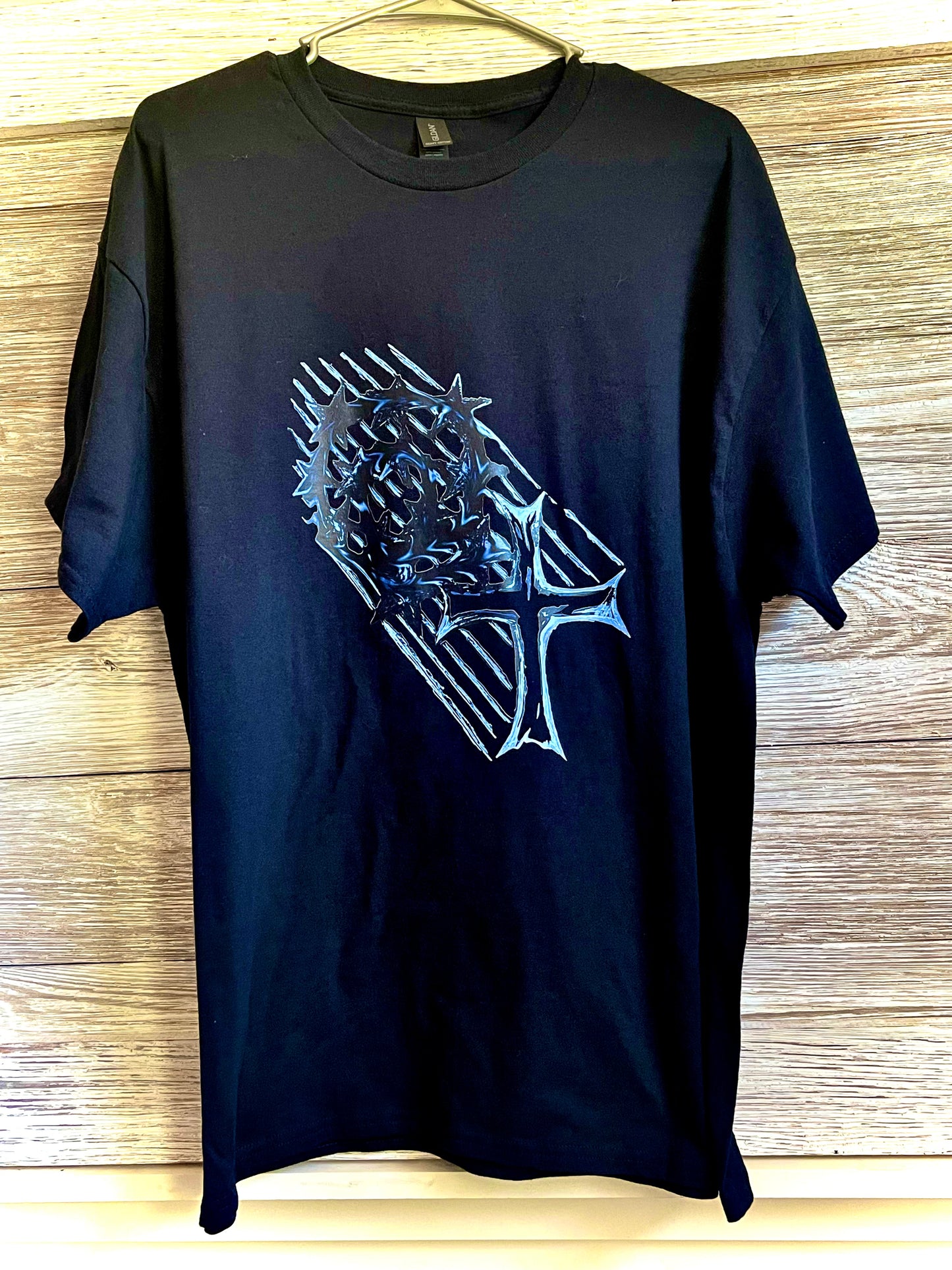 Men's T-Shirt - Cross with Black Smudge