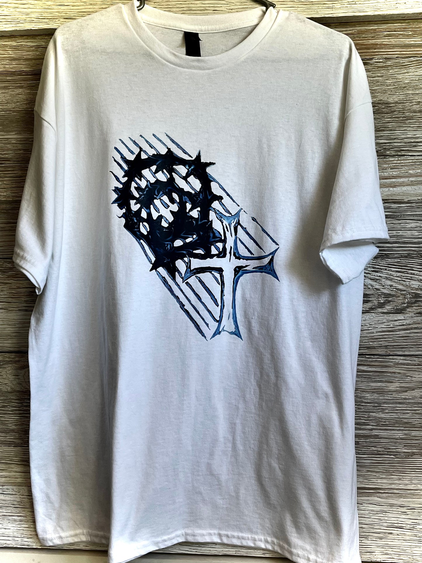 Men's T-Shirt - Cross with Black Smudge